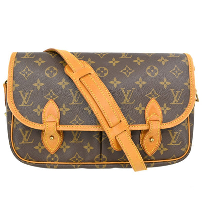 Louis Vuitton Sac Gibeciere Messenger Bag Monogram Canvas, Brown, Canvas, Shoulder Bag