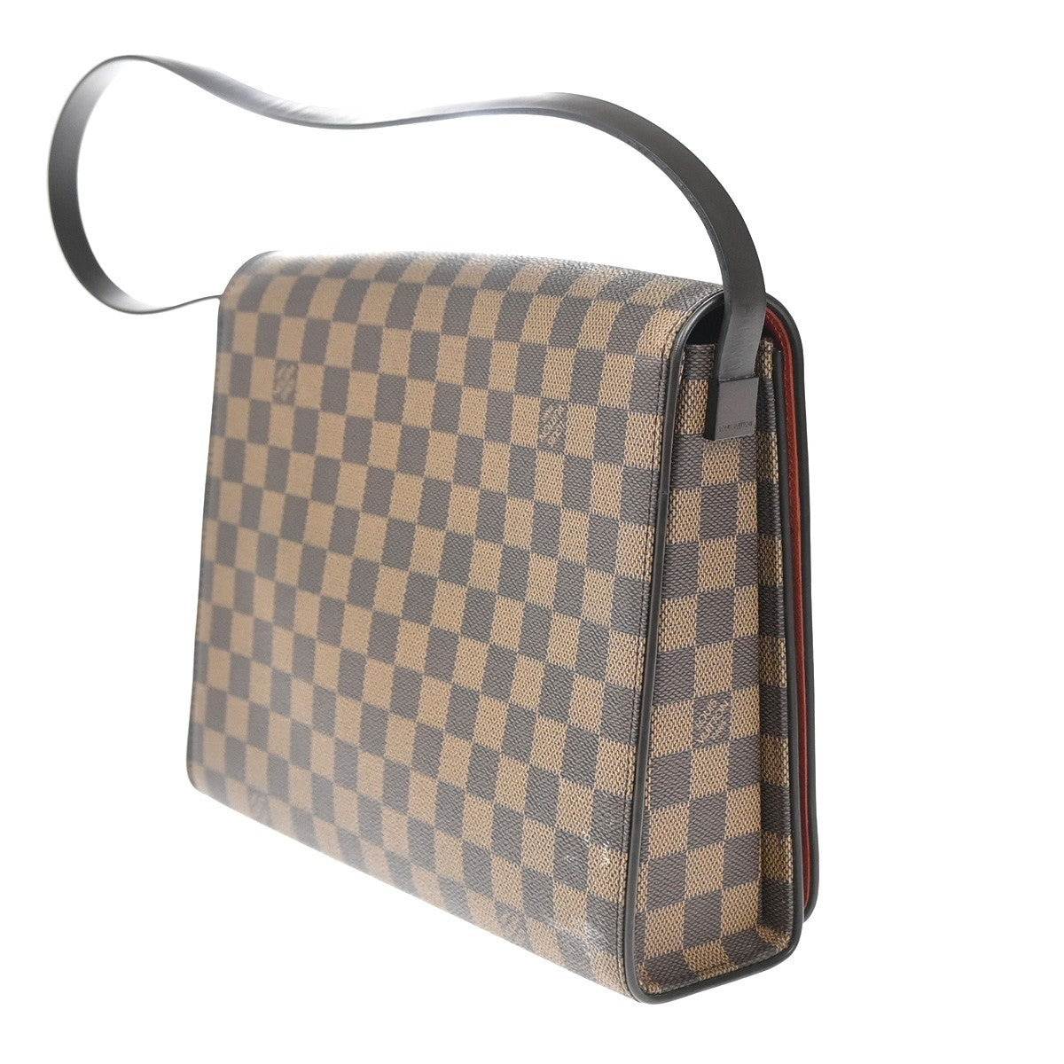 Louis Vuitton Tribeca Handbag Damier, BROWN, LEATHER, Shoulder bag