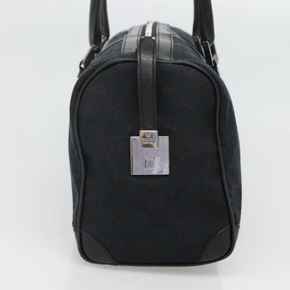 Gucci Vintage Zip Boston Bag GG Canvas, BLACK, CANVAS, Handbag