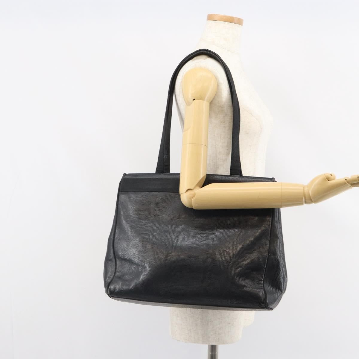 Salvatore Ferragamo Vala tote Leather, BLACK, LEATHER, Shoulder bag