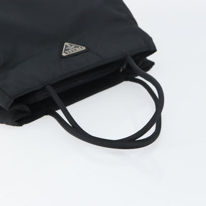 Prada Vintage Tote Nylon, BLACK, NYLON, Tote bag