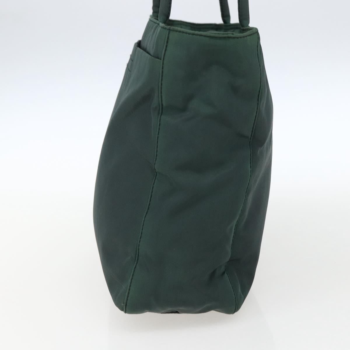 Prada Vintage Tote Tessuto, GREEN, NYLON, Tote bag