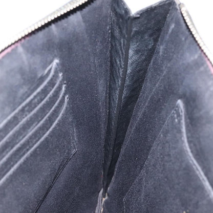 Saint Laurent Zip Pouch Crocodile Embossed Leather, BLACK, LEATHER, Clutche & pouche