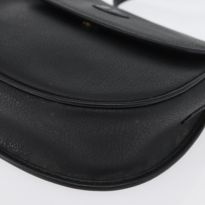 Gucci Vintage Shoulder Bag Leather, BLACK, LEATHER, Shoulder bag
