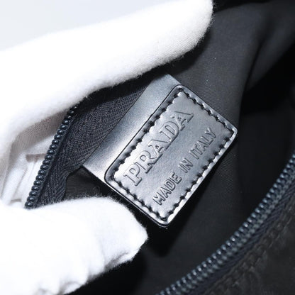 Prada Vintage Pouch Tessuto, BLACK, NYLON, Clutche & pouche
