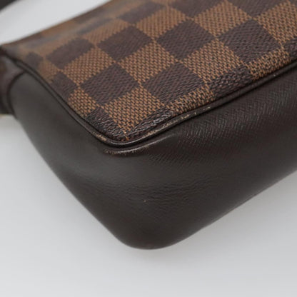 Louis Vuitton Trousse Make Up Bag Damier, BROWN, CANVAS, Clutche & pouche