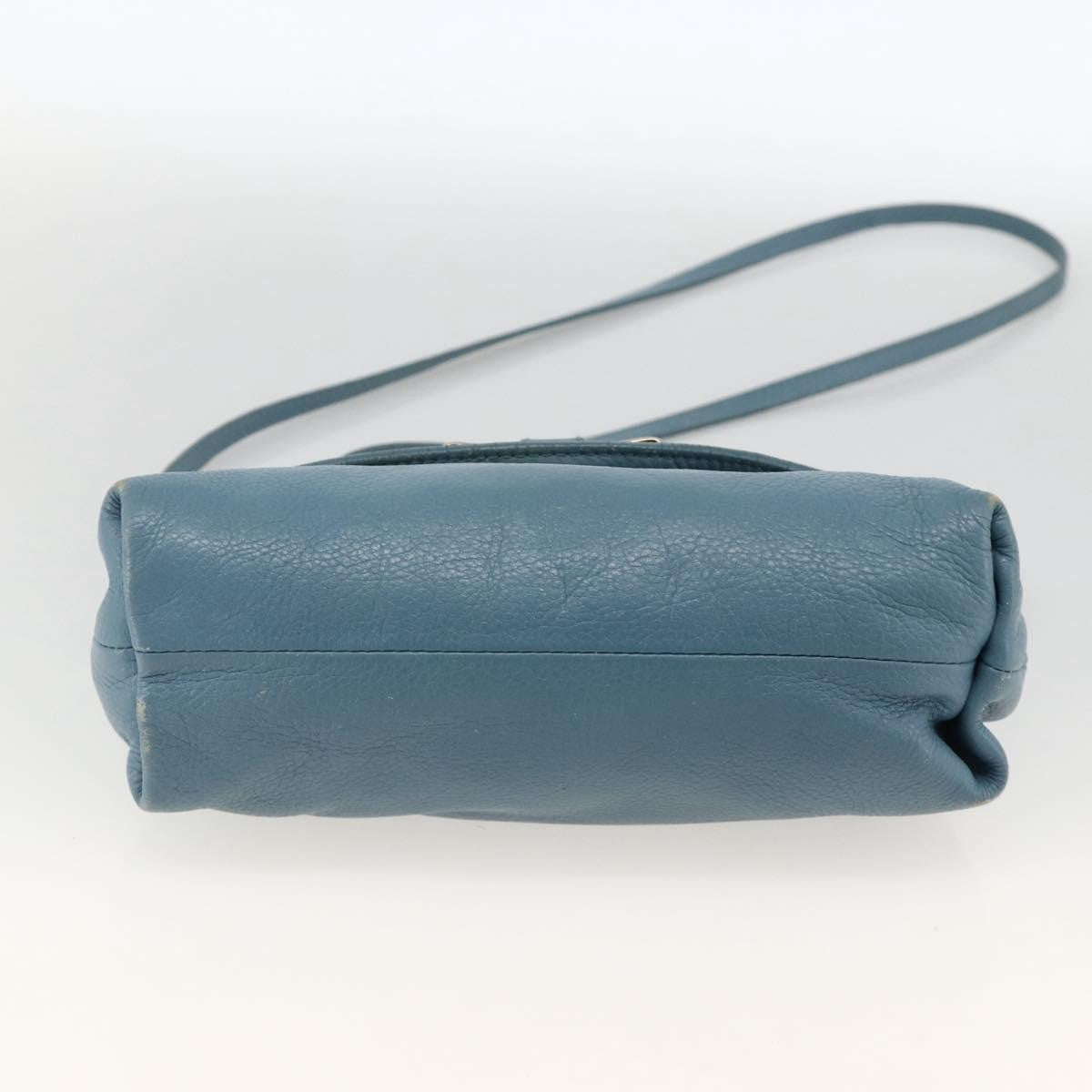 Chloe Lily Handbag Leather, Blue, Leather, Handbag