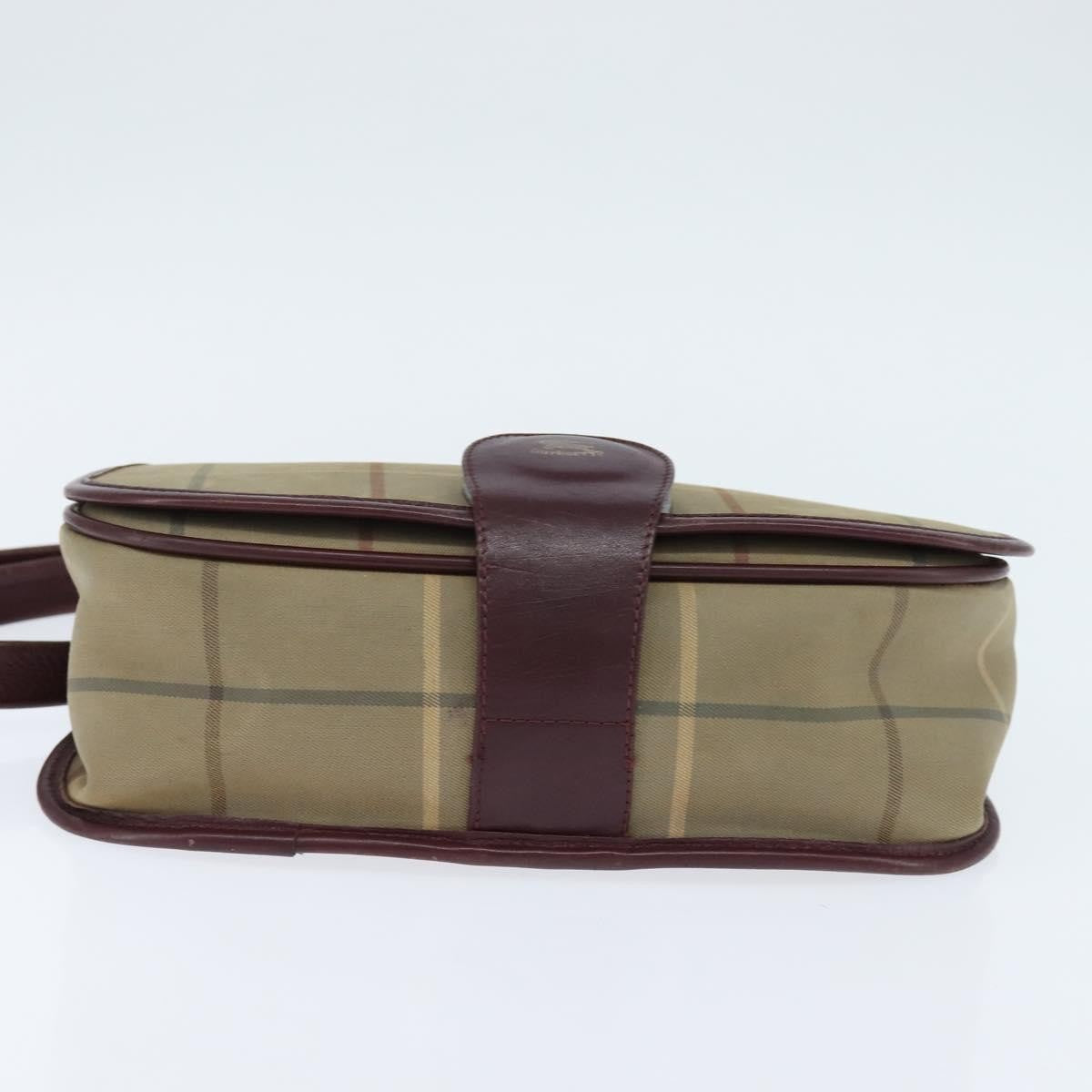 Burberry Nova check Shoulder bag Canvas, BEIGE, CANVAS, Shoulder bag