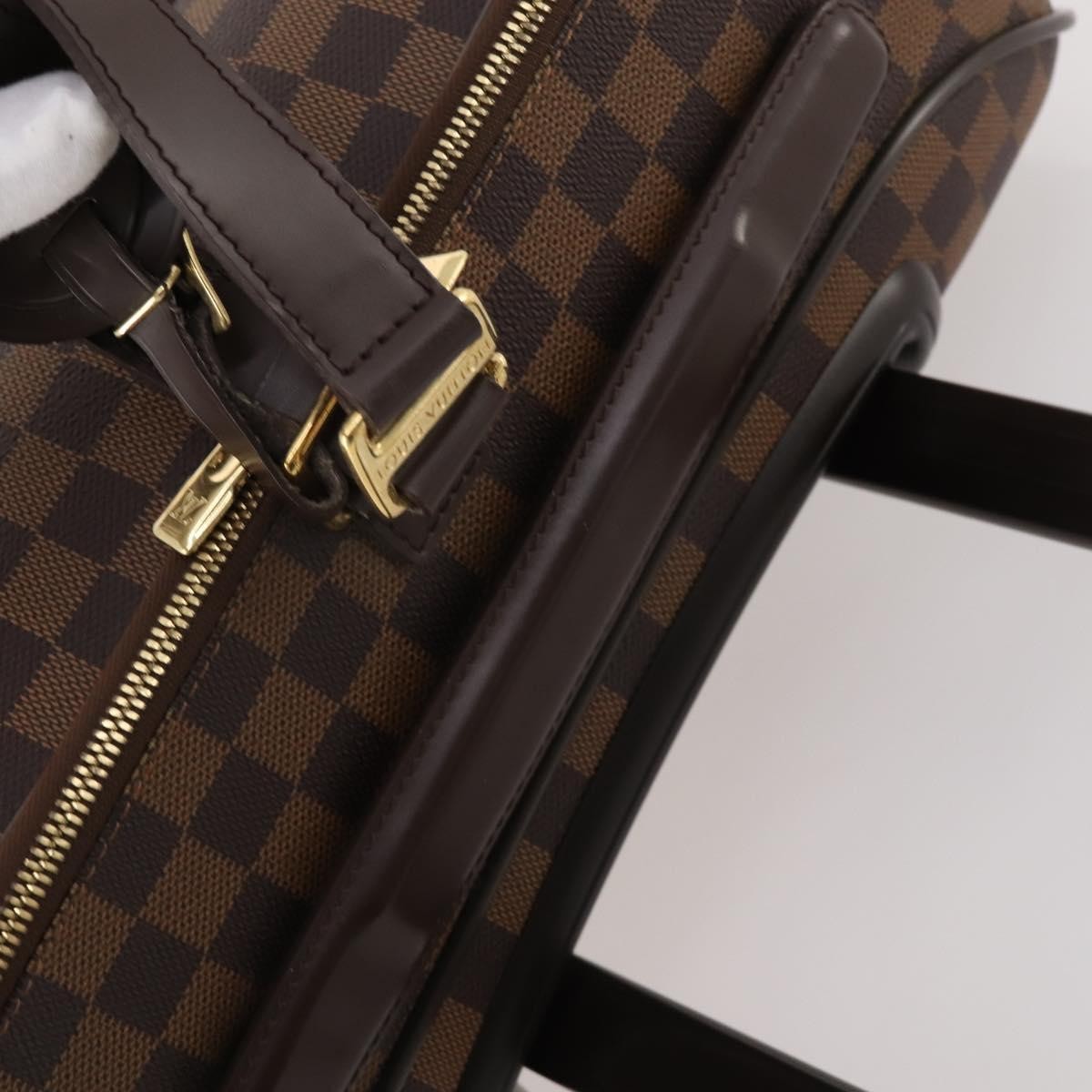 Louis Vuitton Pegase Luggage Damier, Brown, Canvas, Travel Bag