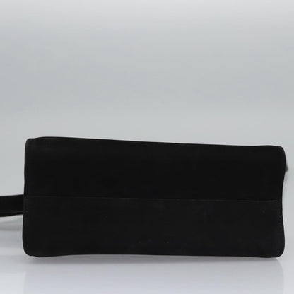 Salvatore Ferragamo Vintage Vara Bow Top Handle Bag Suede, BLACK, SUEDE, Handbag