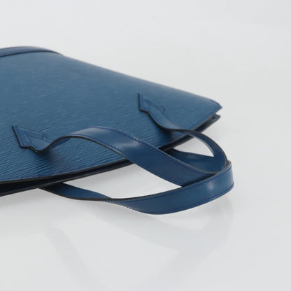 Louis Vuitton Saint Jacques Handbag Epi Leather, Blue, Leather, Handbag