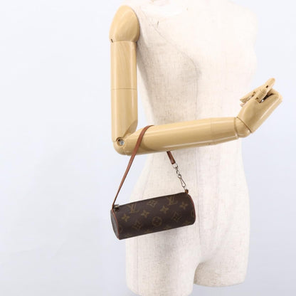 Louis Vuitton Papillon Pochette Monogram Canvas, BROWN, CANVAS, Clutche & pouche