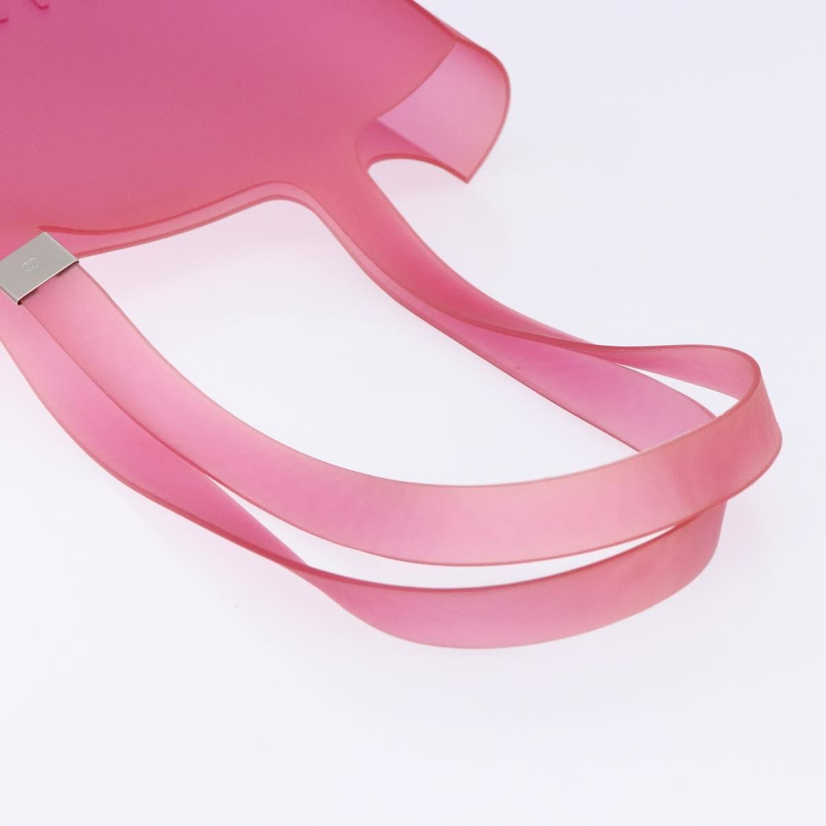 Chanel Logo Tote bag Rubber, PINK, RUBBER, Tote bag