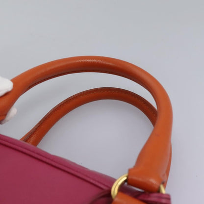 Prada Vintage Bauletto Bag Leather, PINK, LEATHER, Handbag