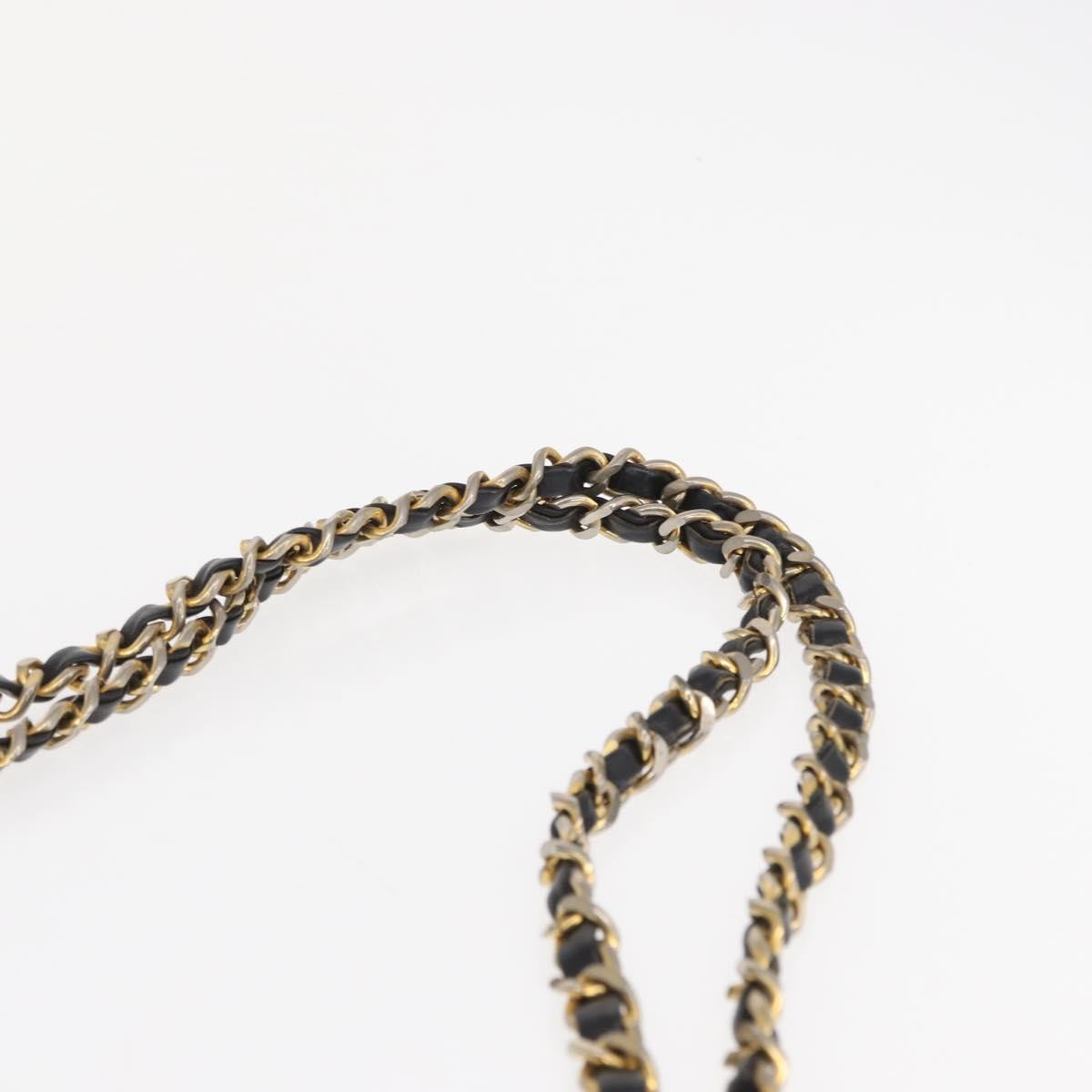 Chanel Chain Tote Leather, Black, Leather, Handbag
