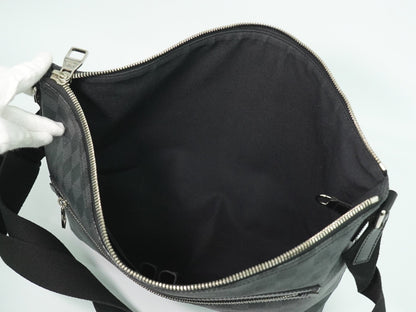 Louis Vuitton Mick Messenger Bag Damier Graphite, BLACK, CANVAS, Shoulder bag
