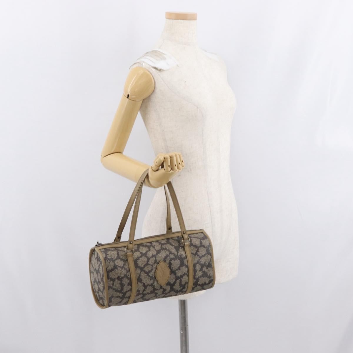 Saint Laurent Vintage Handbag Leather, BEIGE, LEATHER, Handbag