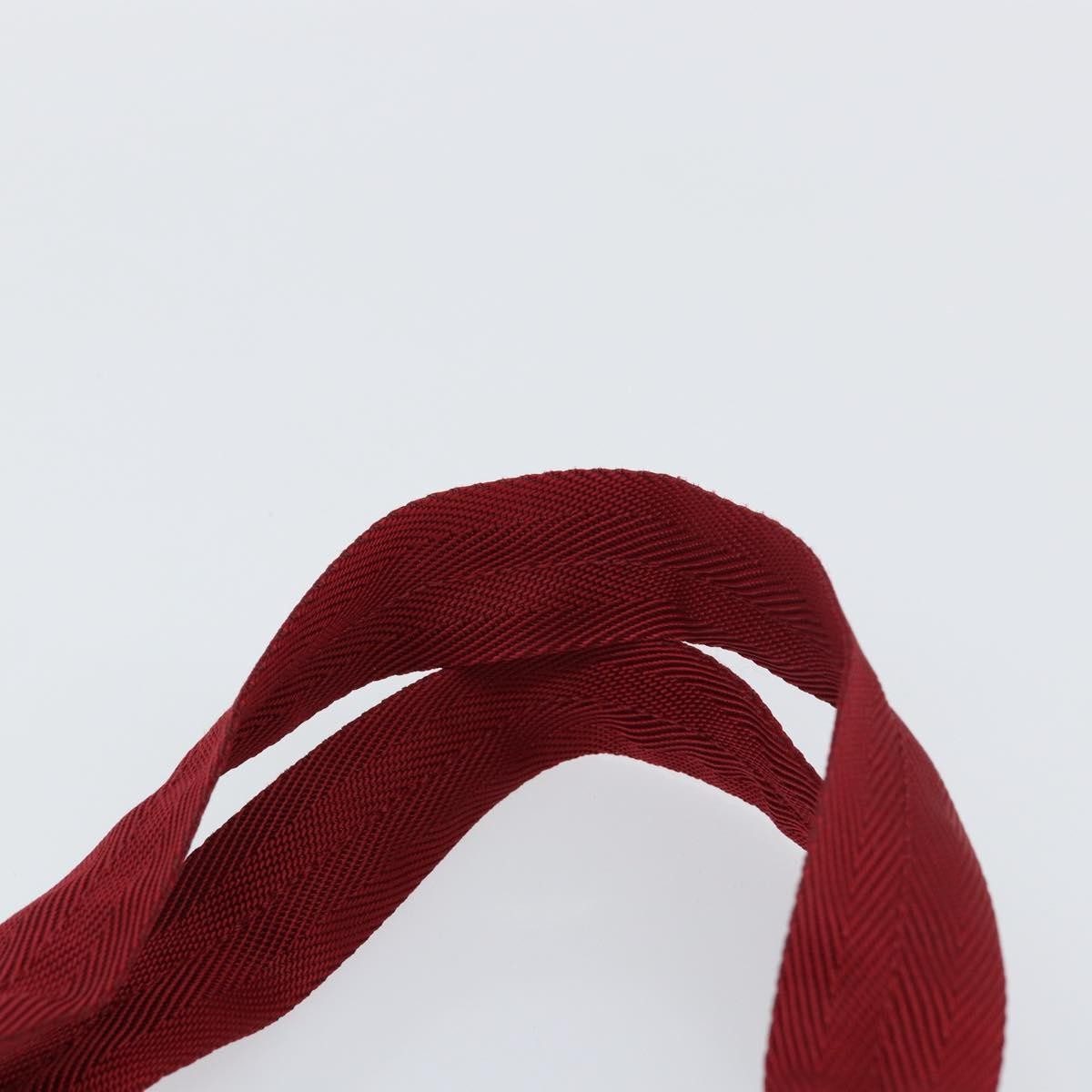 Prada Zip Around Tote Tessuto, Red, Nylon, Shoulder Bag
