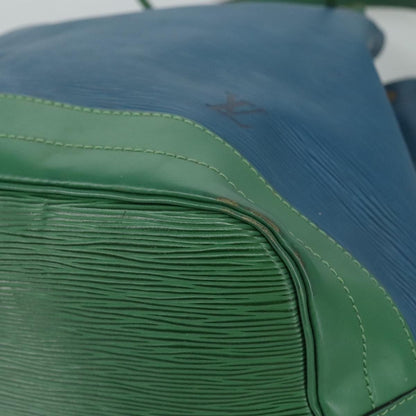 Louis Vuitton Bicolor Noe Handbag Epi Leather, BLUE, LEATHER, Shoulder bag