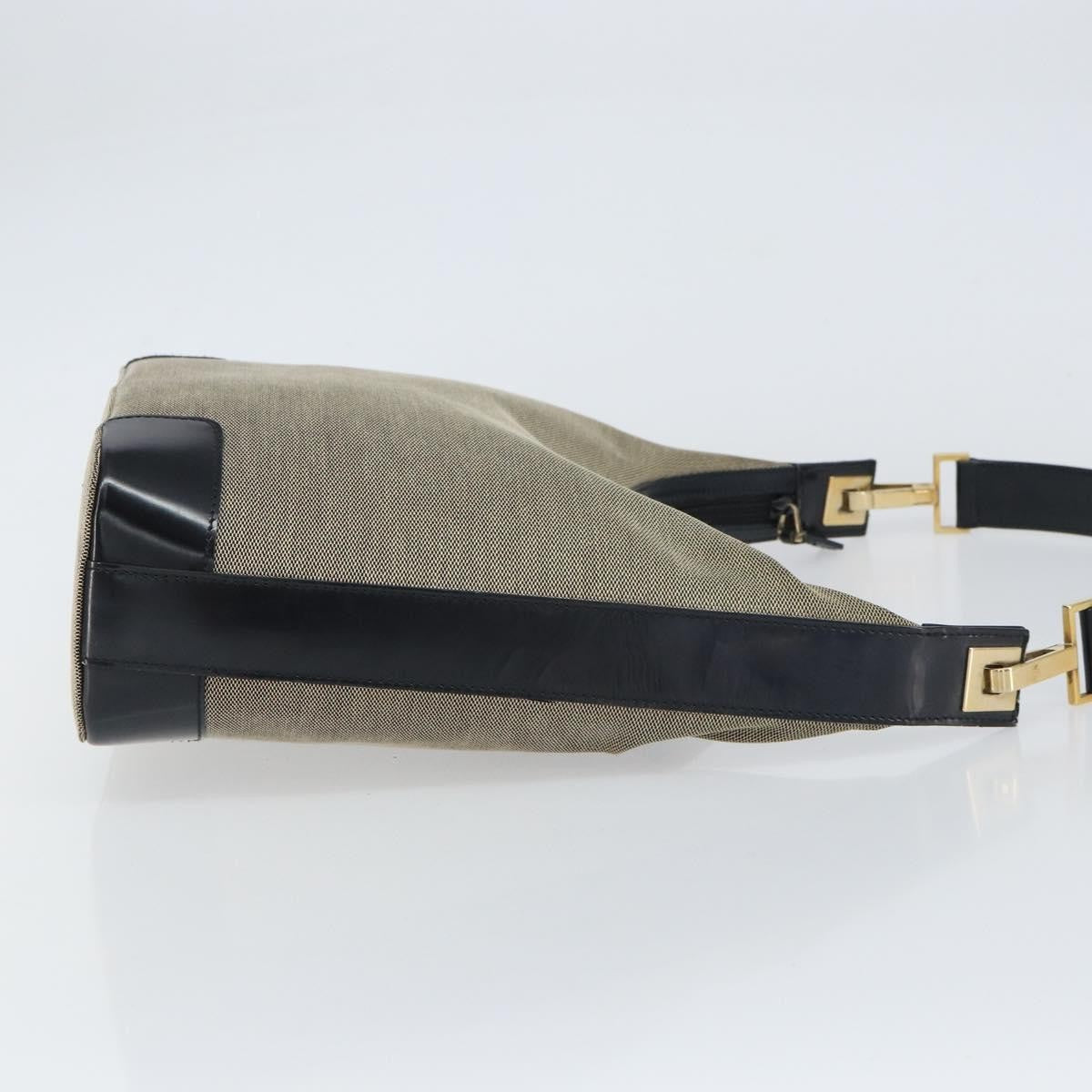 Gucci Zip Hobo Canvas, BEIGE, CANVAS, Shoulder bag