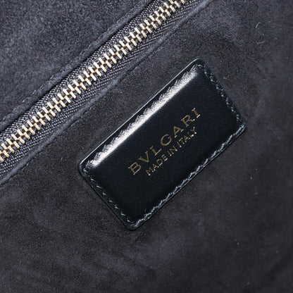 Bvlgari Serpenti Scaglie Day Bag Leather, BLACK, LEATHER, Handbag