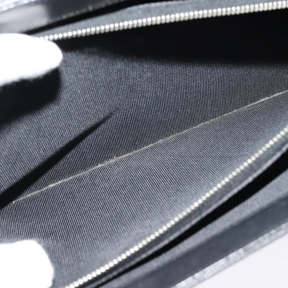 Chanel Vintage Chocolate Bar Metal Ring Tote Quilted Lambskin, BLACK, LEATHER, Tote bag