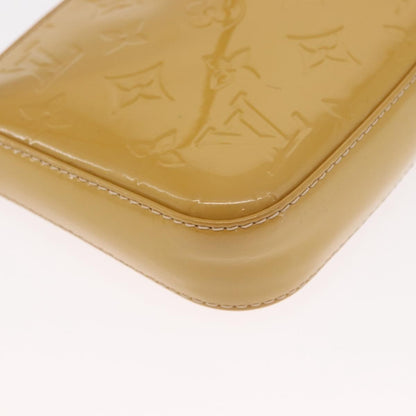 Louis Vuitton Pochette Accessoires NM Monogram Vernis, YELLOW, PATENT_LEATHER, Clutche & pouche