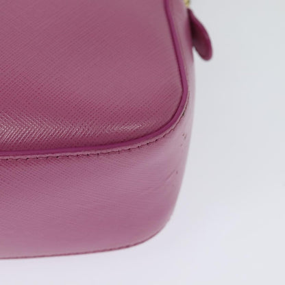 Salvatore Ferragamo Vara Chain Flap Shoulder Bag Leather, PINK, LEATHER, Shoulder bag