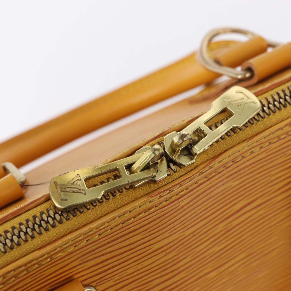 Louis Vuitton Alma Handbag Epi Leather, YELLOW, LEATHER, Handbag