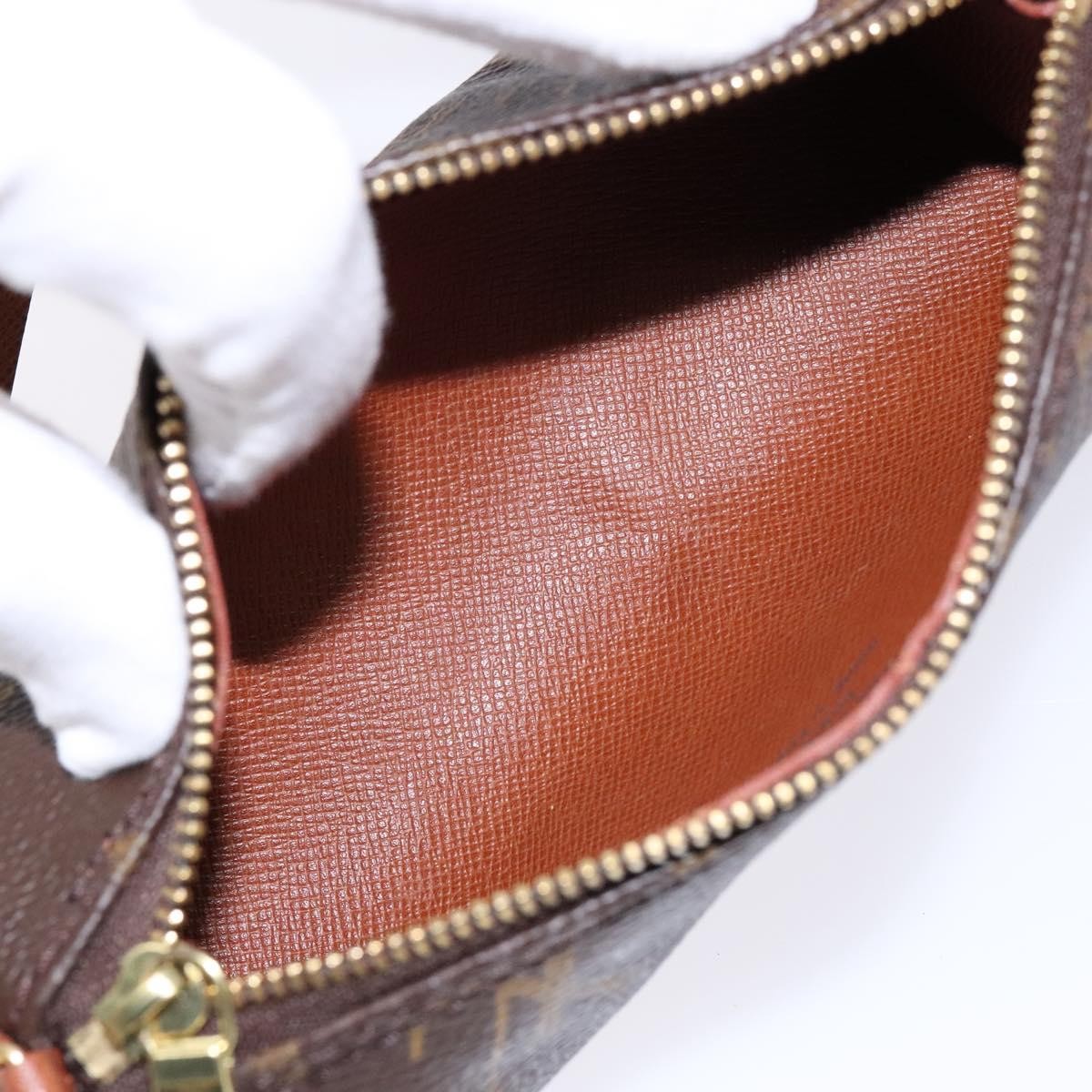 Louis Vuitton Papillon Pochette Monogram Canvas, BROWN, CANVAS, Handbag