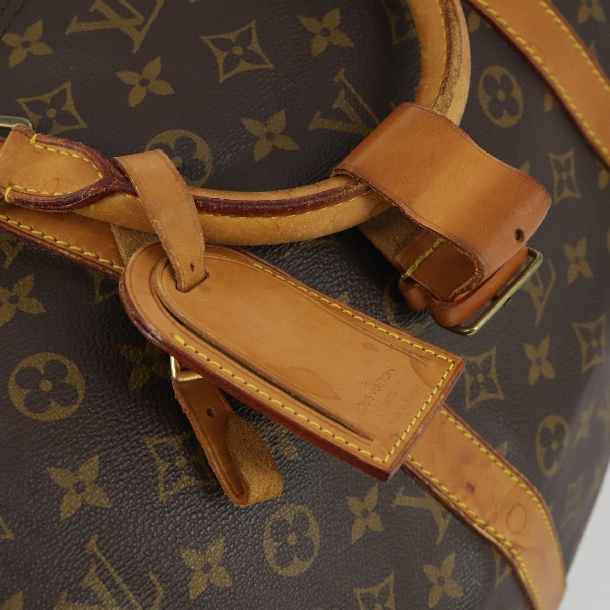 Louis Vuitton Keepall Bag Monogram Canvas, BROWN, CANVAS, Travel bag