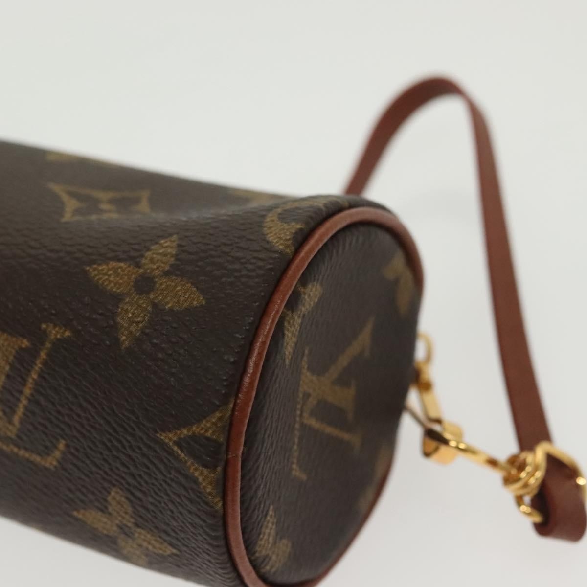 Louis Vuitton Papillon Pochette Monogram Canvas, BROWN, CANVAS, Handbag