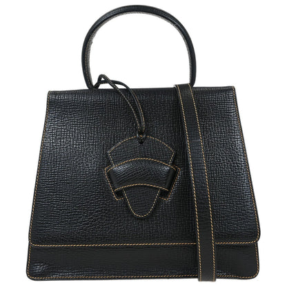 Loewe Barcelona Shoulder Bag Leather, BLACK, LEATHER, Handbag