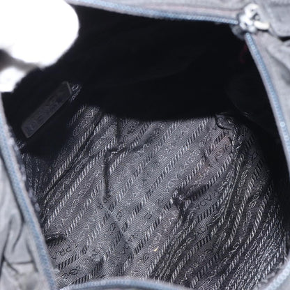Prada Vintage Tote Nylon, BLACK, NYLON, Tote bag