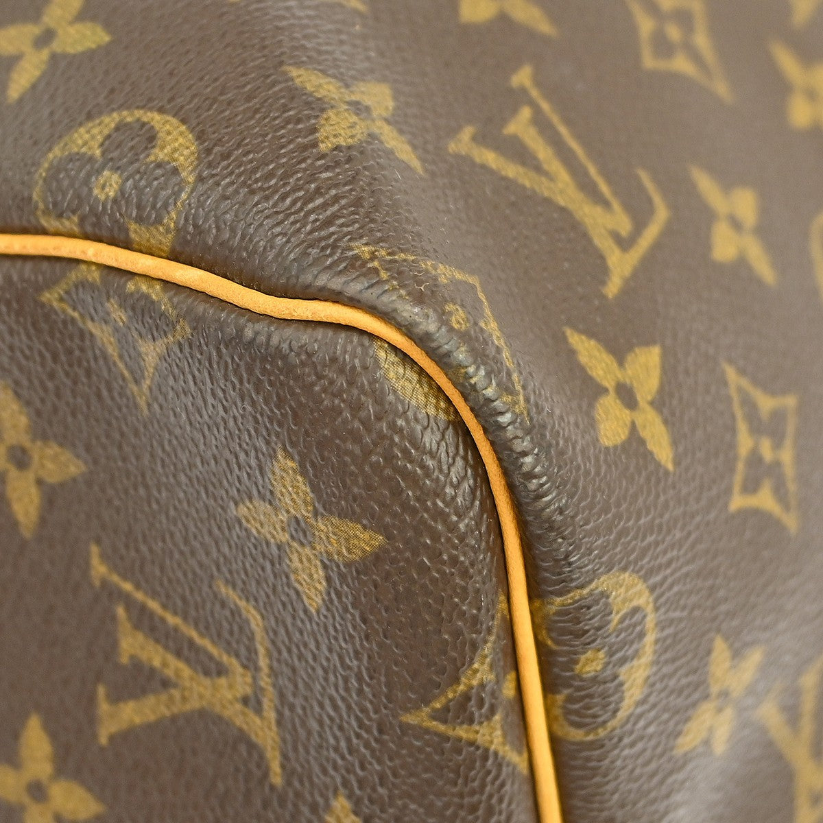 Louis Vuitton Keepall Bag Monogram Canvas, Brown, Canvas, Travel Bag