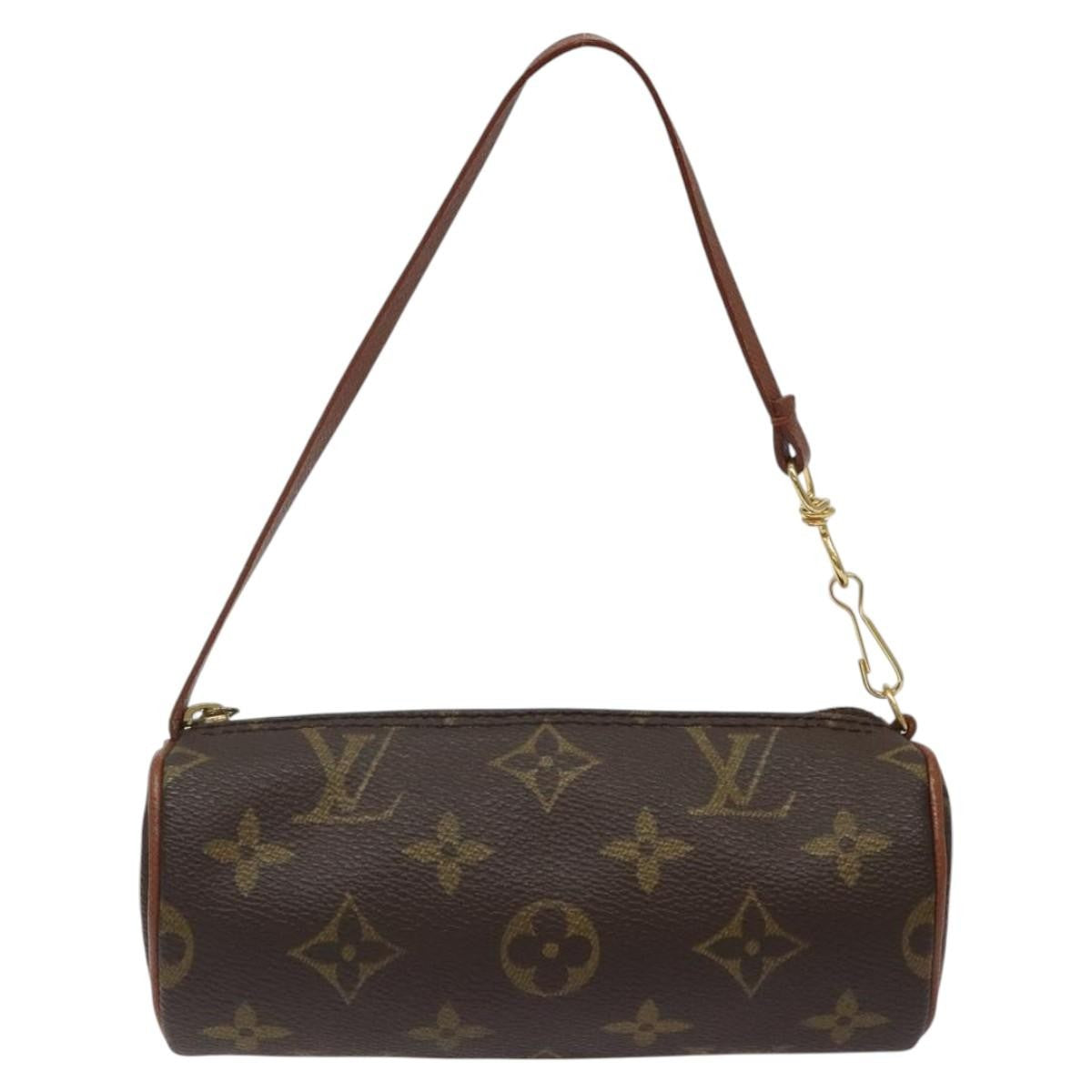 Louis Vuitton Papillon Pochette Monogram Canvas, BROWN, CANVAS, Handbag
