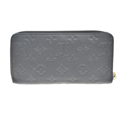 Louis Vuitton Zippy Wallet NM Leather Empreinte, BLACK, LEATHER, Wallets