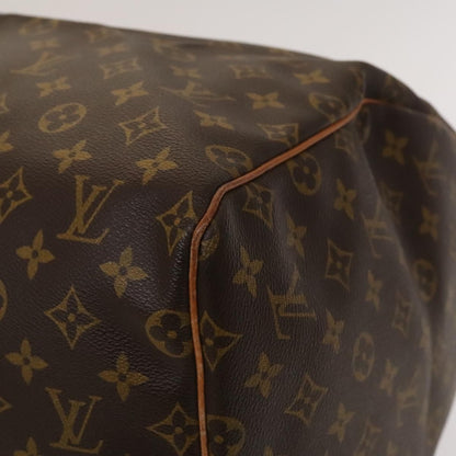 Louis Vuitton Keepall Bag Monogram Canvas, BROWN, CANVAS, Travel bag
