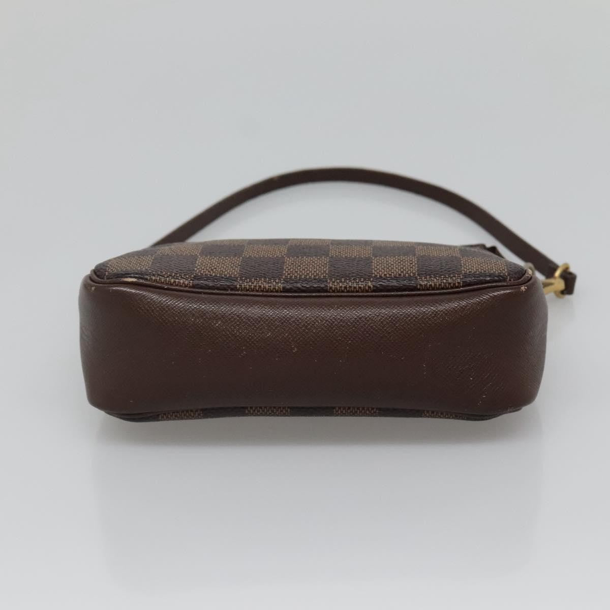 Louis Vuitton Trousse Make Up Bag Damier, BROWN, CANVAS, Clutche & pouche