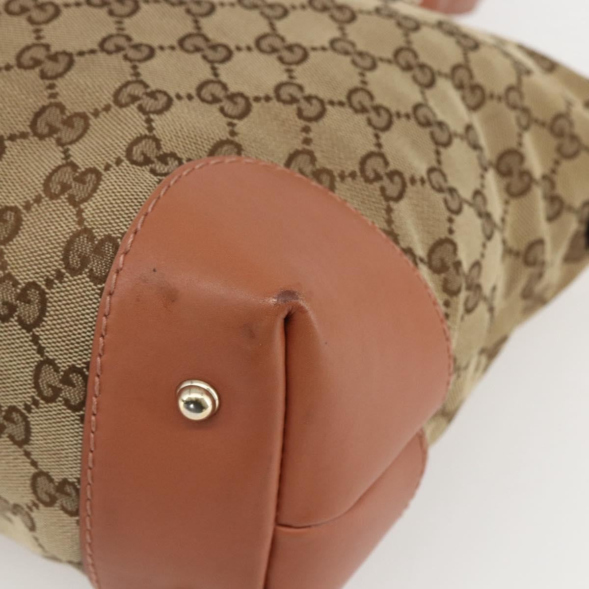 Gucci Vintage tote Canvas, BROWN, CANVAS, Tote bag