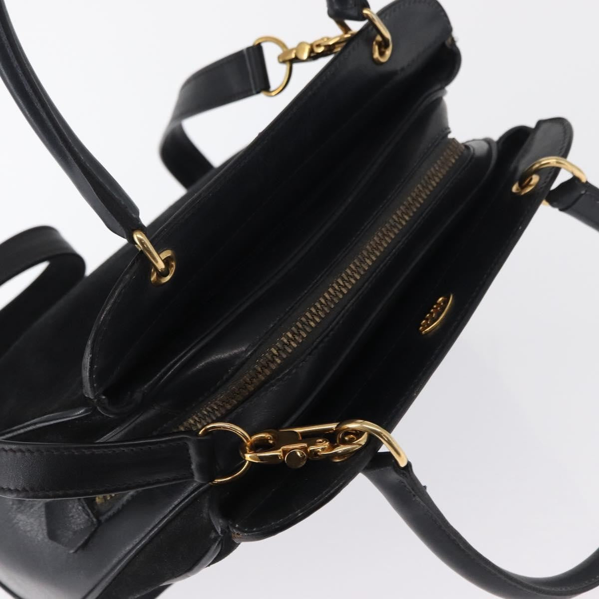 Gucci Vintage Handbag Suede, BLACK, SUEDE, Handbag