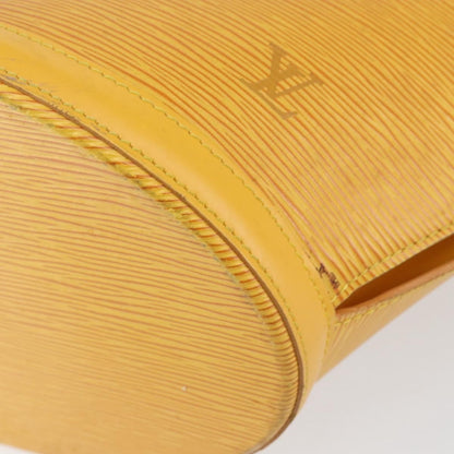 Louis Vuitton Saint Jacques Handbag Epi Leather, YELLOW, LEATHER, Handbag