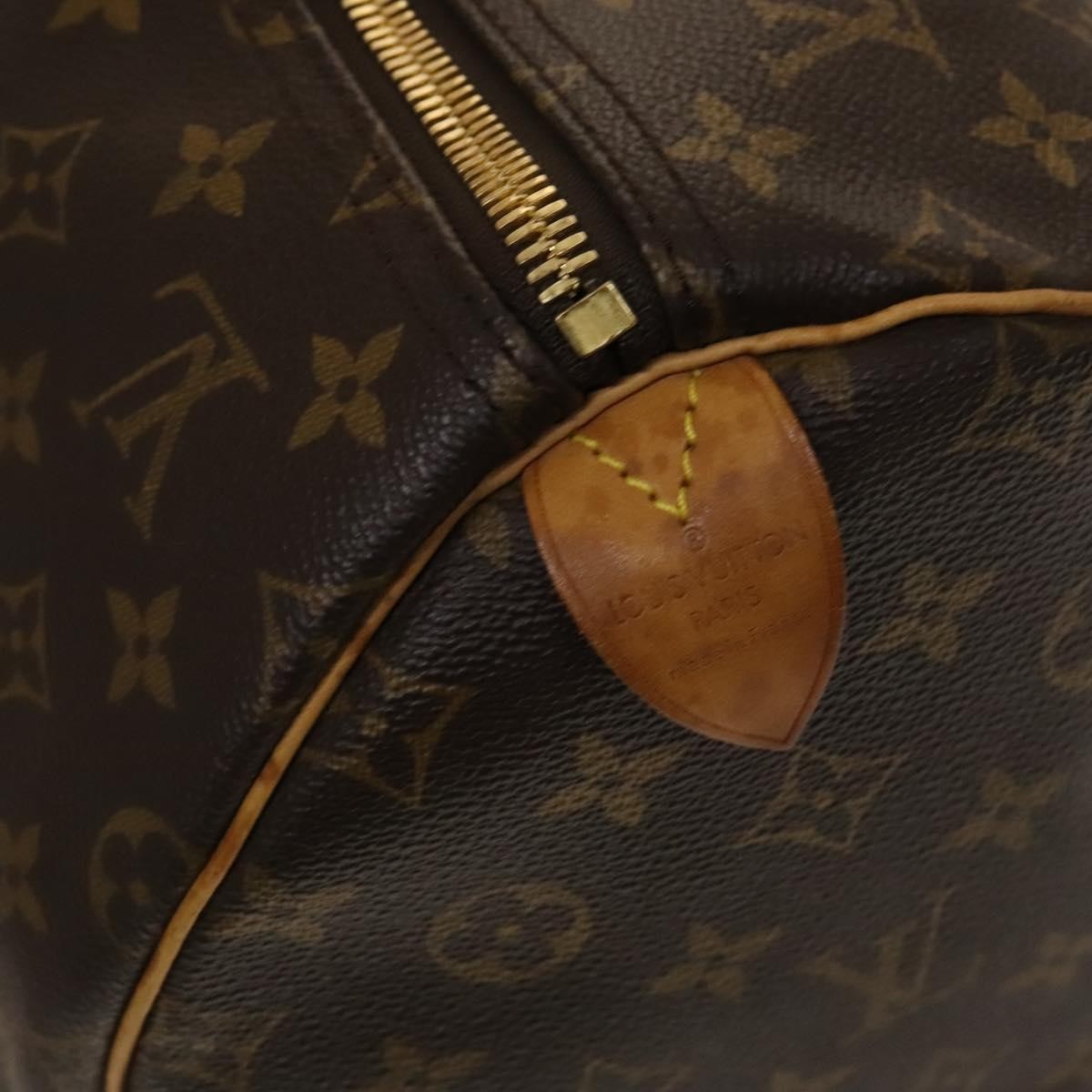 Louis Vuitton Keepall Bag Monogram Canvas, BROWN, CANVAS, Travel bag