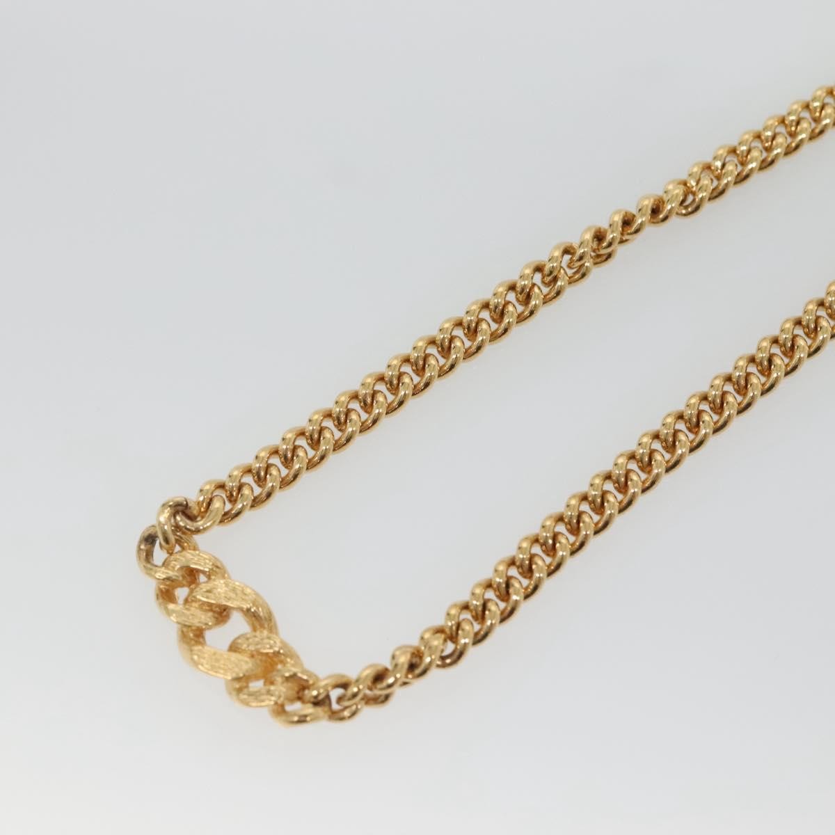 Christian Dior CD Pendant Necklace Gold-plated, GOLD, METAL, Necklace