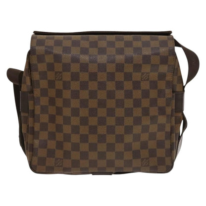Louis Vuitton Naviglio Handbag Damier, BROWN, CANVAS, Shoulder bag