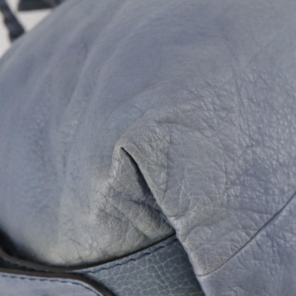 Gucci Bamboo Bar Shoulder Bag Leather, BLUE, LEATHER, Shoulder bag