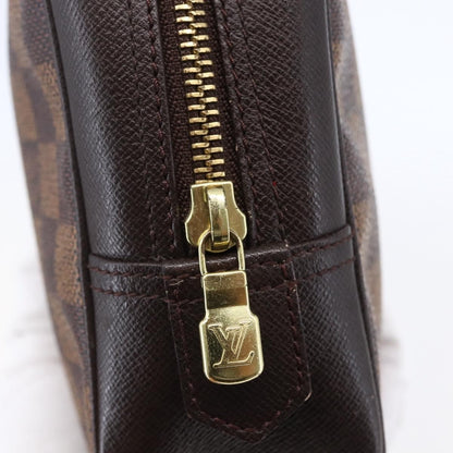 Louis Vuitton Trousse Toilette Damier Canvas, BROWN, CANVAS, Clutche & pouche