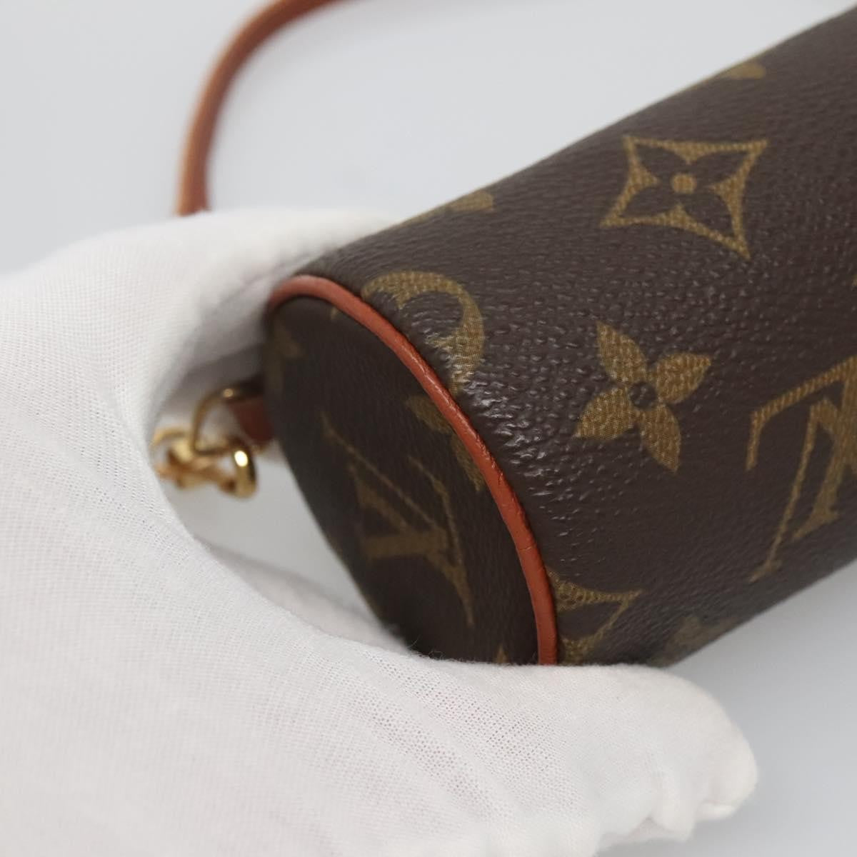 Louis Vuitton Papillon Pochette Monogram Canvas, BROWN, CANVAS, Clutche & pouche