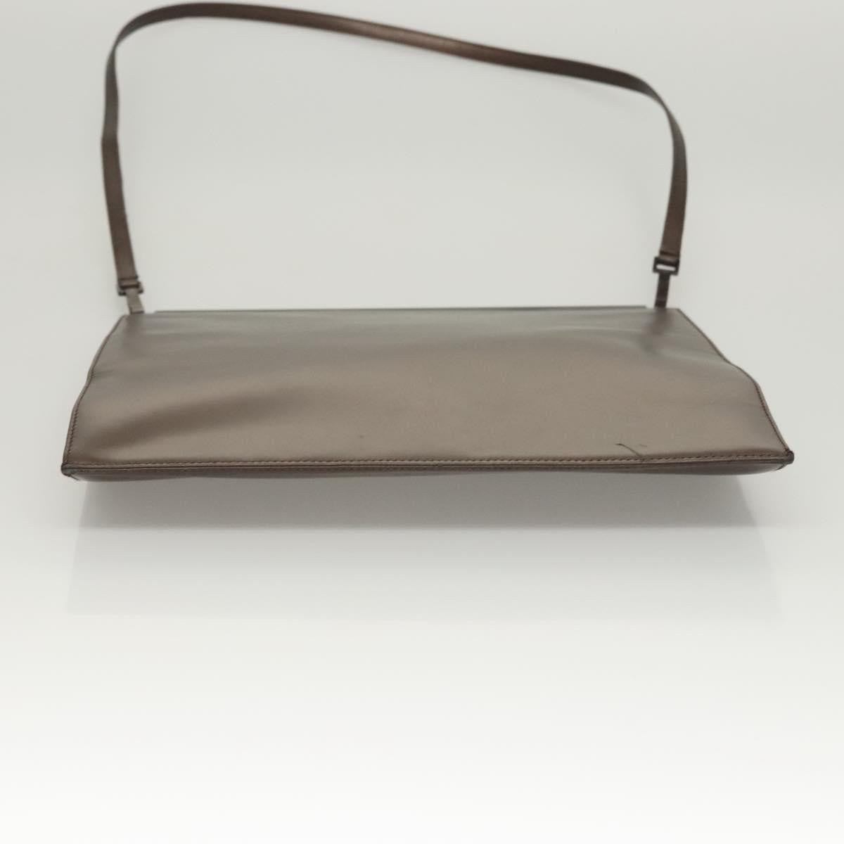 Gucci Vintage Shoulder Bag Leather, BROWN, LEATHER, Shoulder bag