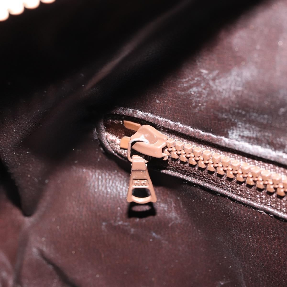 Celine Macadam Handbag Macadam with leather, BEIGE, PVC, Handbag